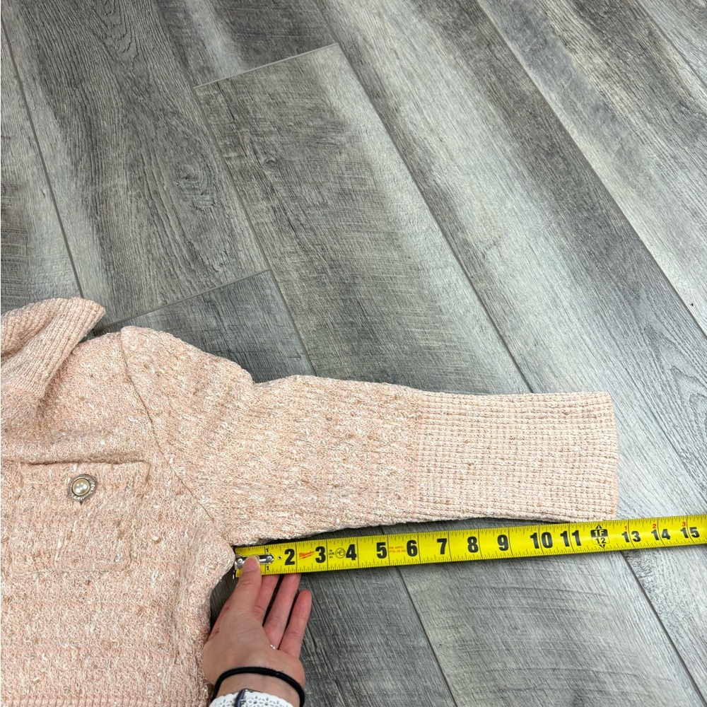 St. John Peach Knit Jacket - Picture 16 of 16
